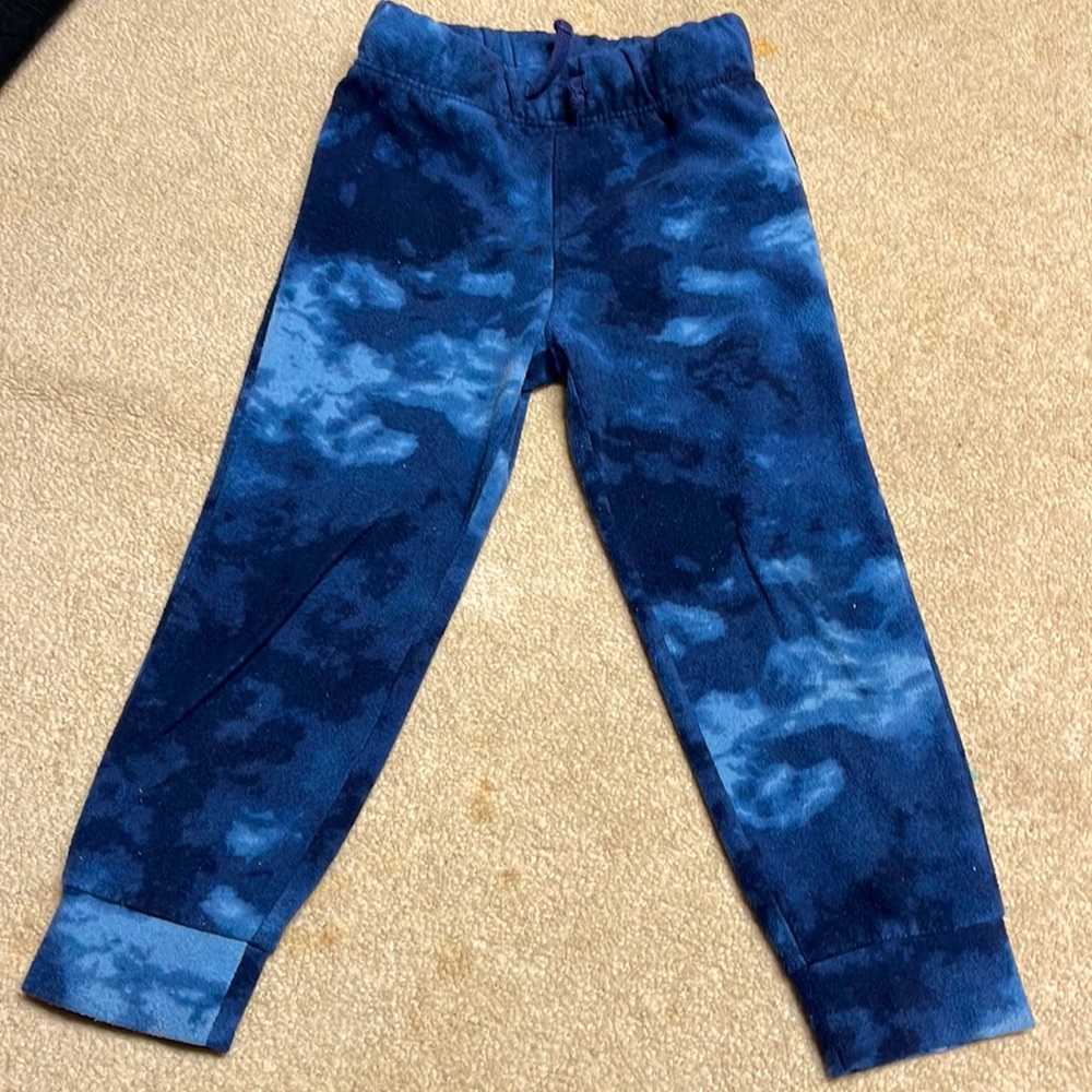 Blue camo joggers